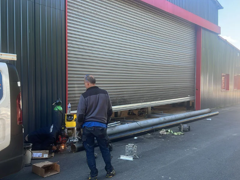 Intervention rideau métallique Ardennes