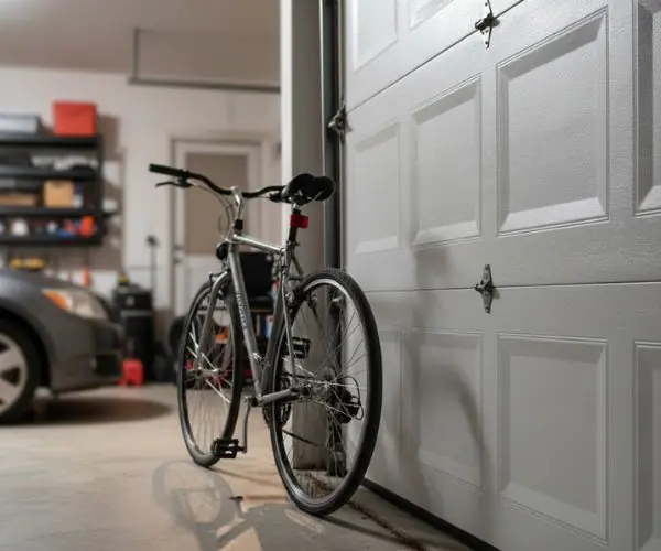 Un obstacle bloque la fermeture de la porte de garage sectionnelle