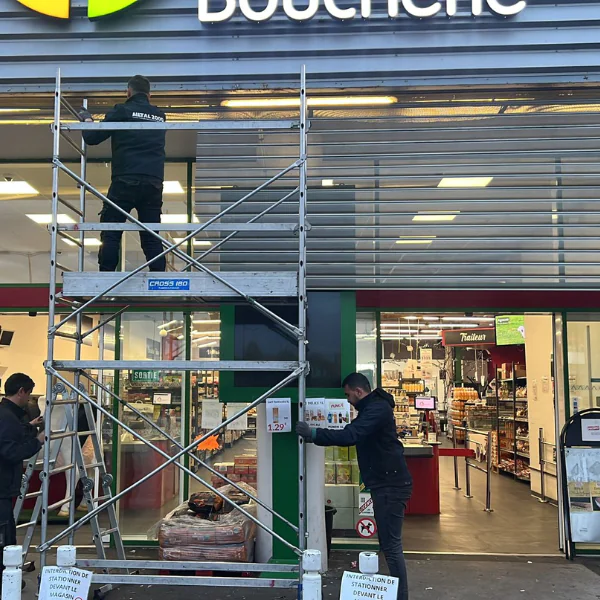 Dépannage rideau métallique effectué par un spécialiste réparateur