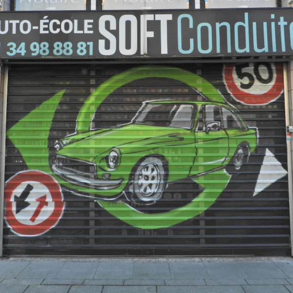 Lutte contre les graffitis rideaux métalliques