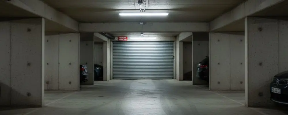 rideau métallique garage en sous sol