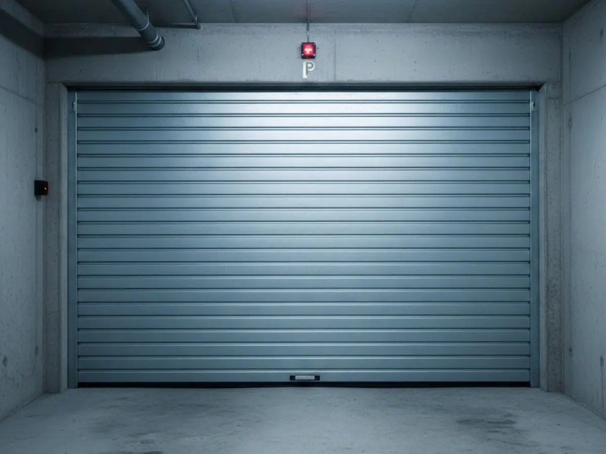 rideau métallique isolant pour garage sous sol