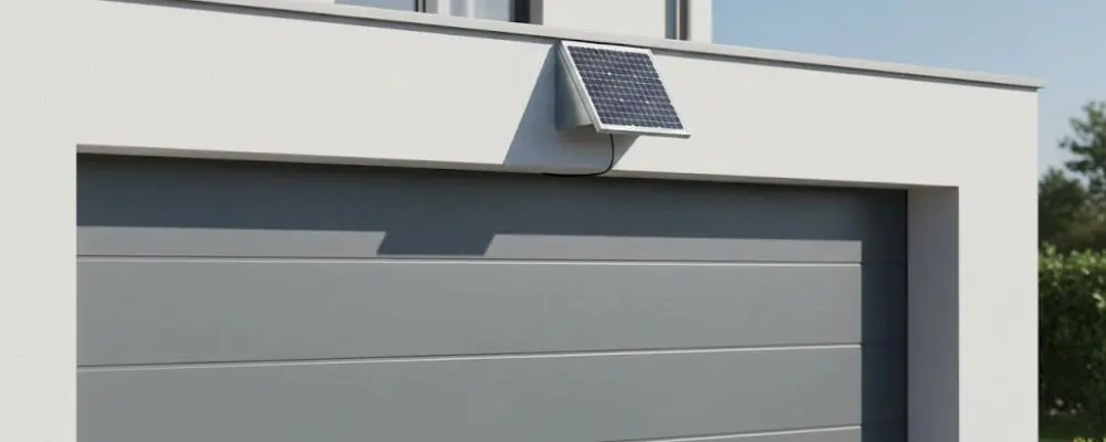 Avantage porte de garage solaire