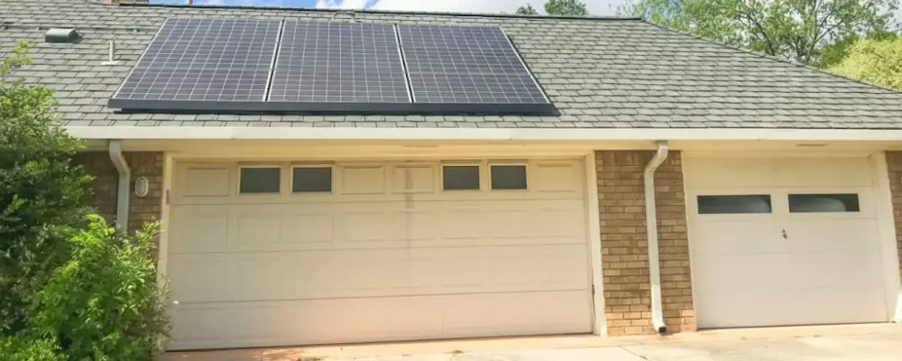 Avantages porte de garage solaire
