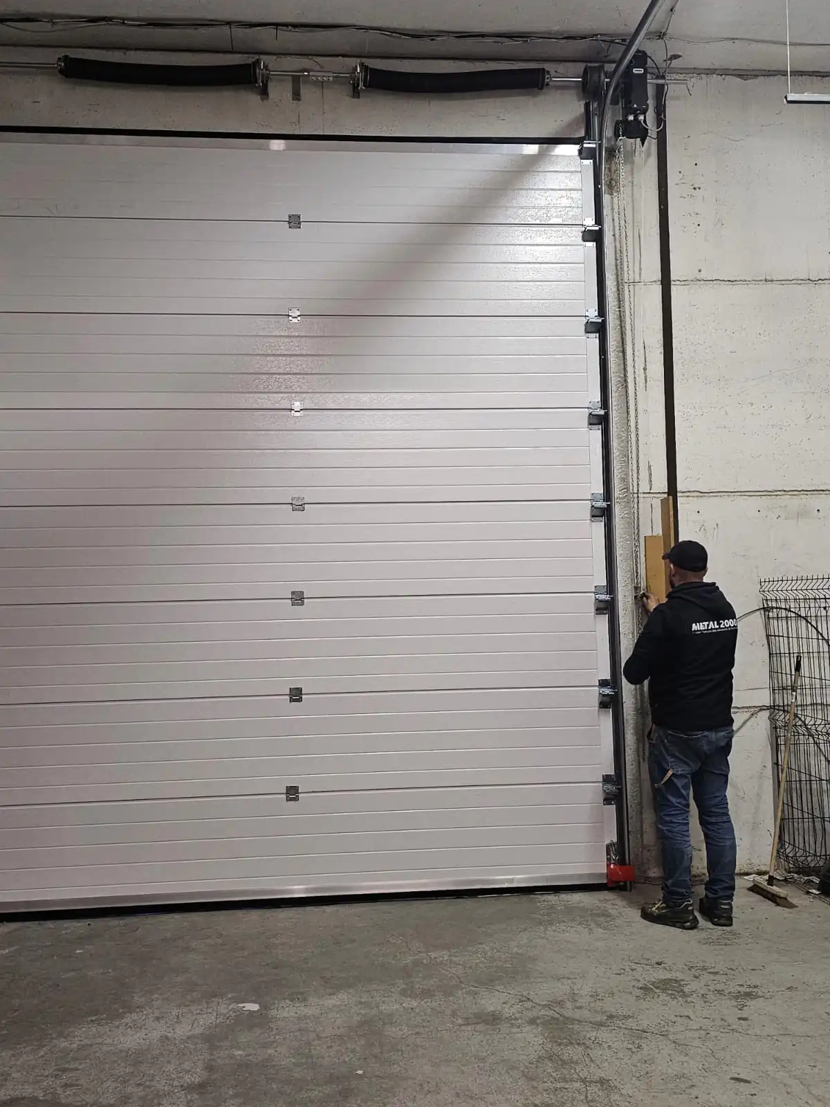 Déblocage porte sectionnelle industrielle Lésigny