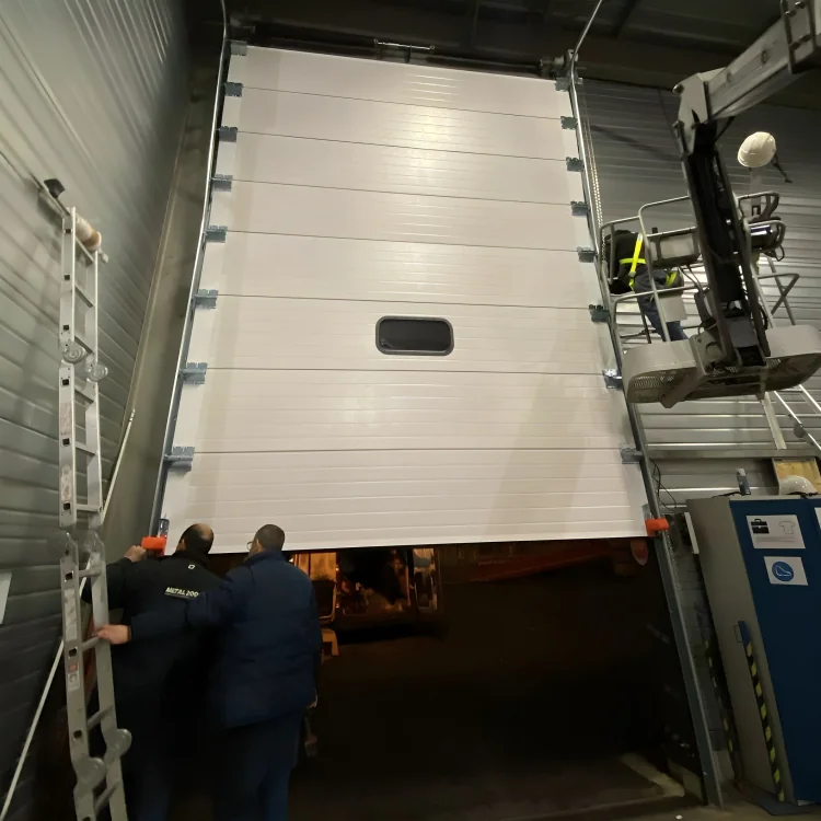 Dépannage porte sectionnelle industrielle Chessy