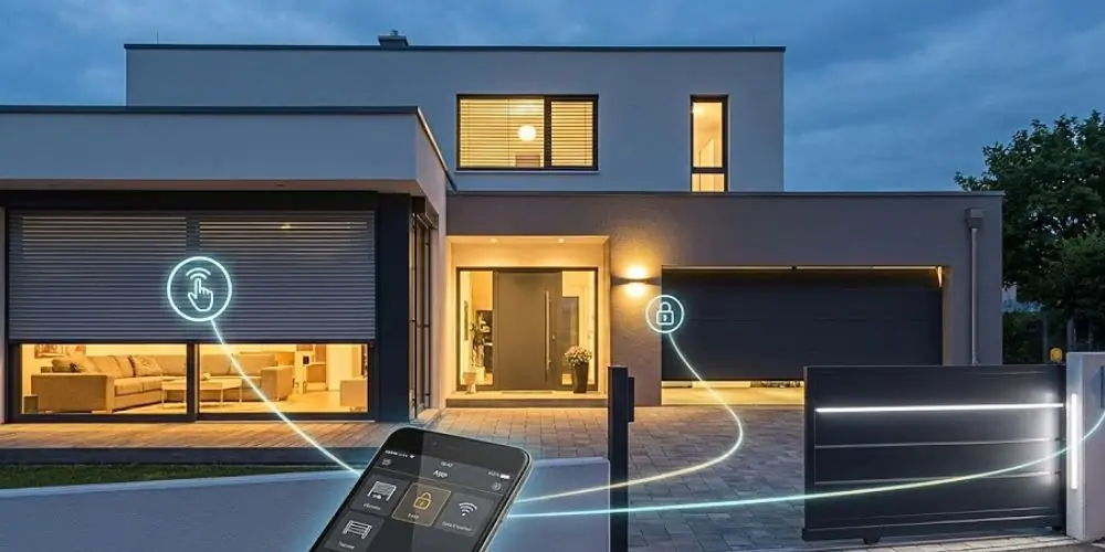 Maison connectée domotique