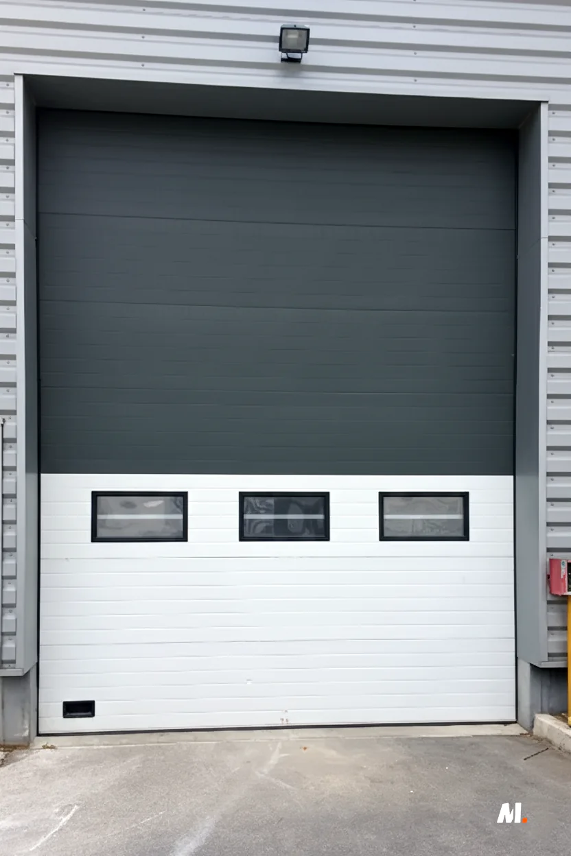 Entretien porte sectionnelle industrielle Rincent Laboratoires 91