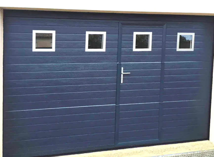 Porte de garage sectionnelle portillon Paris 4 75004