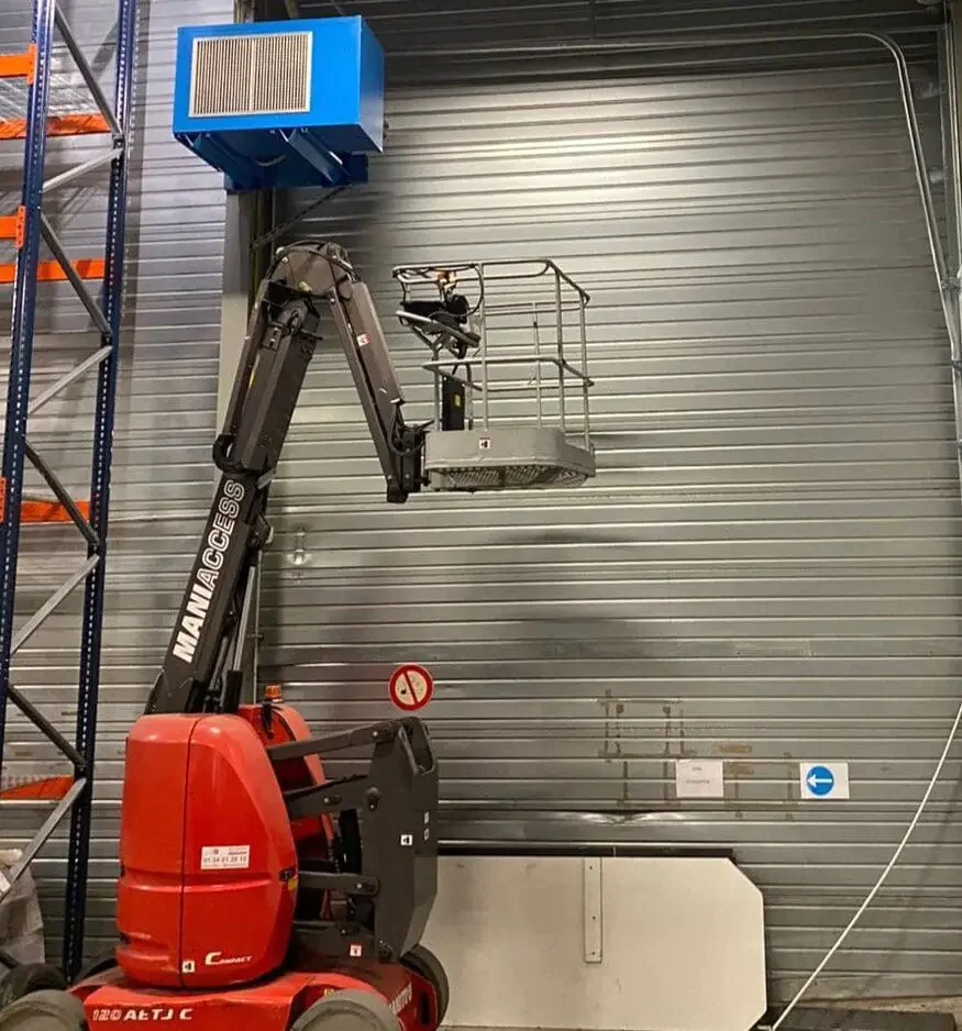 Réparation de rideau métallique industrielle