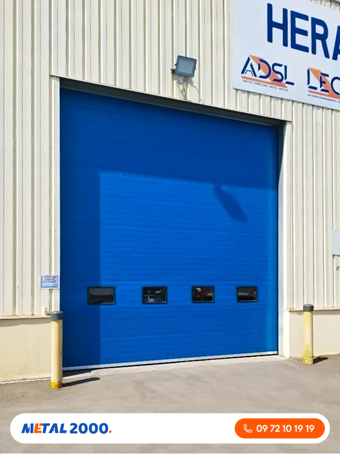 Réparation porte sectionnelle industrielle Saint-Germain-lès-Arpajon (91180)