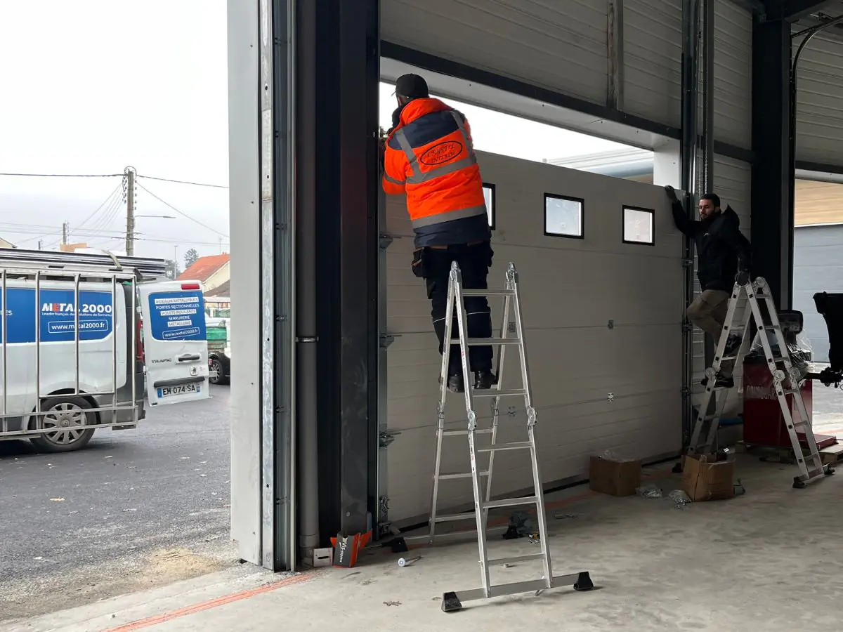 Réparation porte automatique industrielle Villetaneuse 93430
