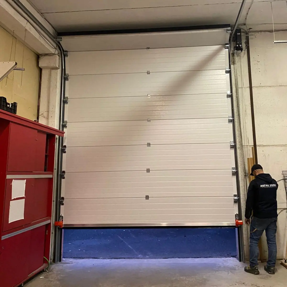 remplacement moteur porte industrielle Esbly