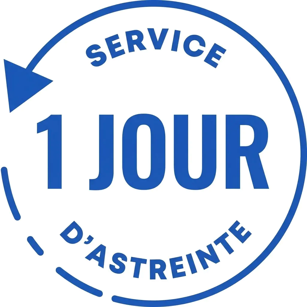 service de pose dans le même jour