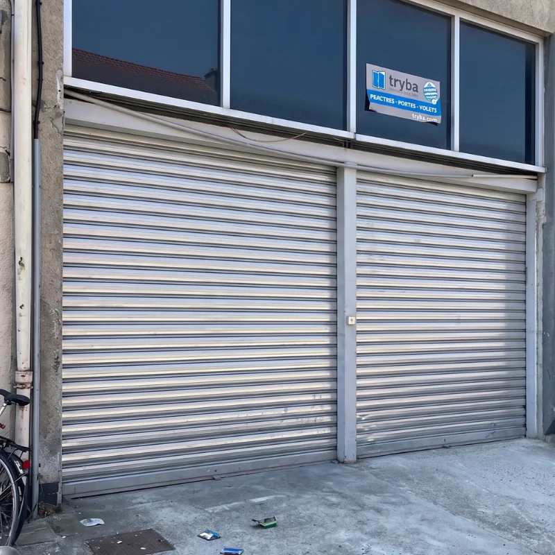 changement axe motorisé rideau métallique TRYBA 95