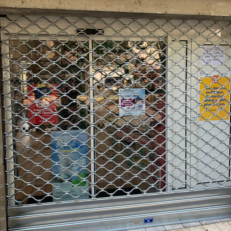 remplacement tablier grille métallique à tubes ondulés 92