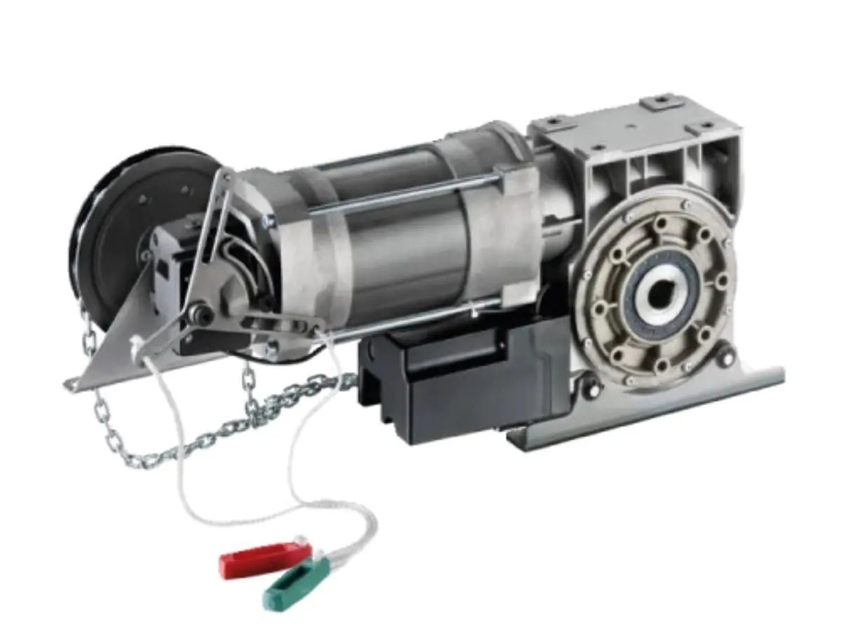 Axe moteur latéral rideau métallique