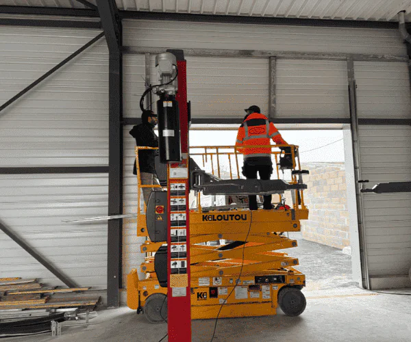 Dépannage d'urgence porte industrielle à Muizon