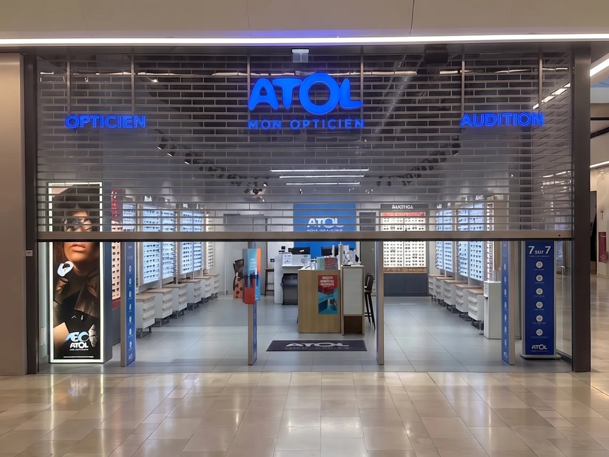 Remplacement d’un tablier rideau métallique à lames micro-perforées pour Atol à Créteil