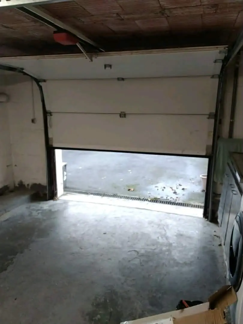 Remplacement d'un moteur plafond d'une porte sectionnelle-muizon