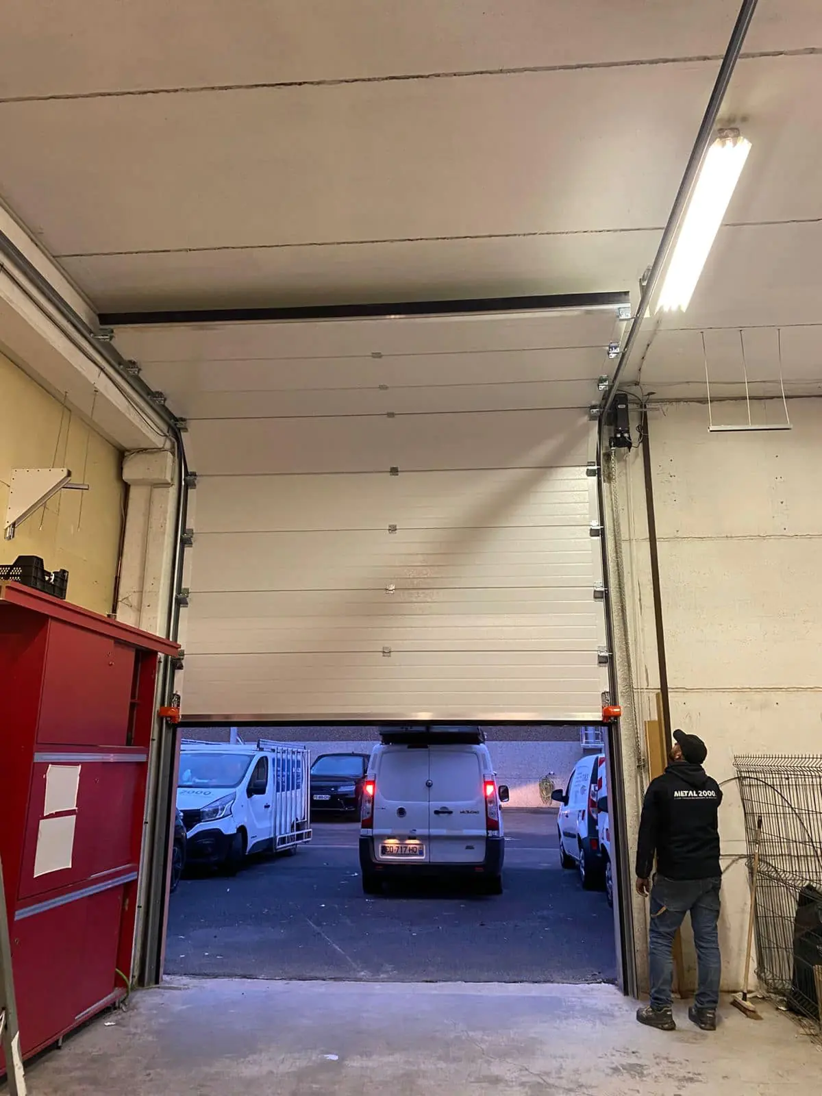 réparation porte de garage sectionnelle à Sainte-Menehould