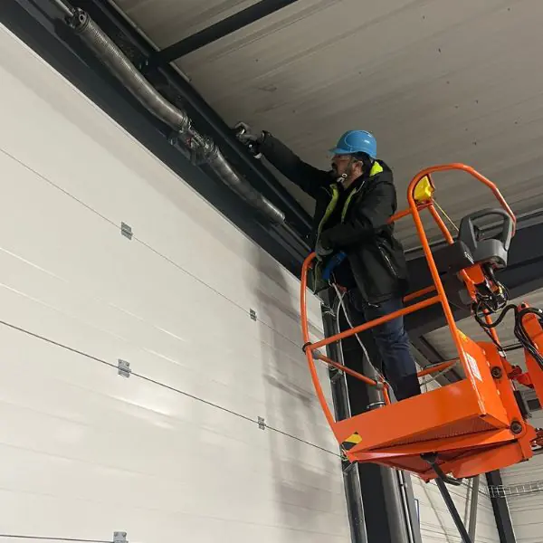 maintenance porte automatique industrielle