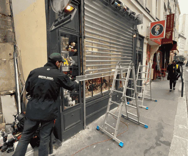 remplacement de lames rideau métallique à Provins