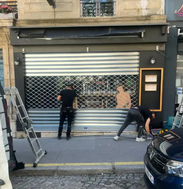 Remise en service d'un rideau métallique Lusigny-sur-Barse