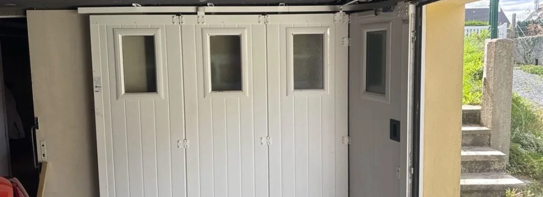 sécuriser porte de garage coulissante